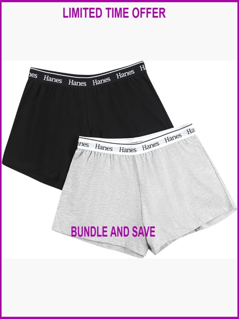 Cotton Blend Pajama Shorts 2-Pack, Relaxed Fit Sleepwear & Loungewear